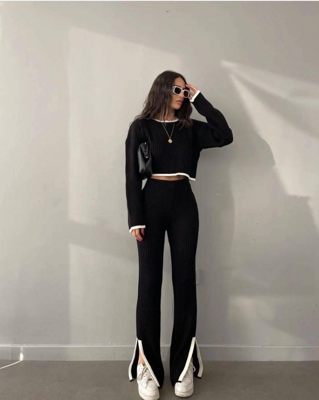 Coordinato in maglia