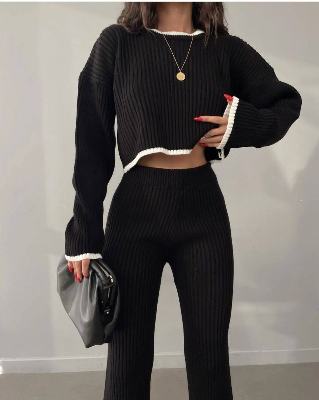 Coordinato in maglia
