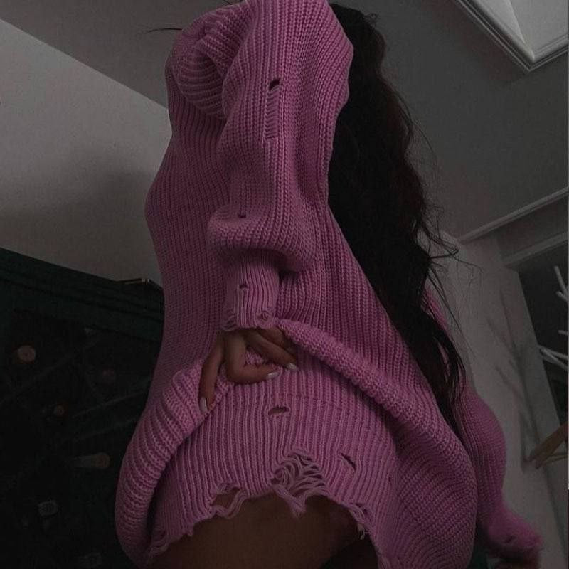 Maglione buchi