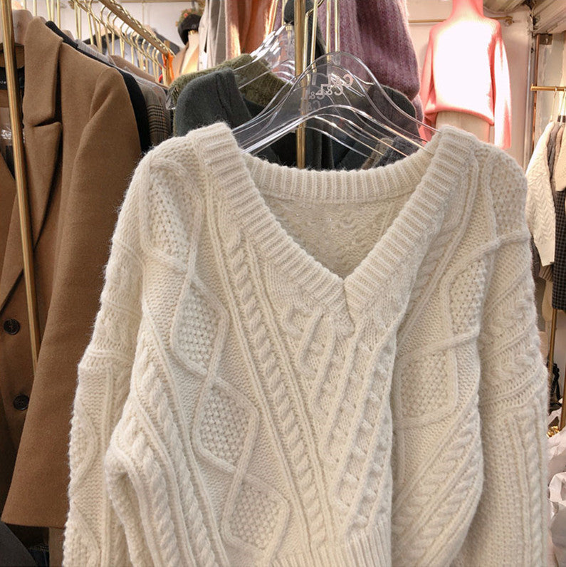 Maglione trecce